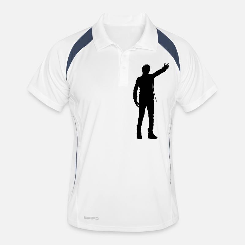 Mann Körper Silhouette Vektor-Design Männer Polo atmungsaktiv
