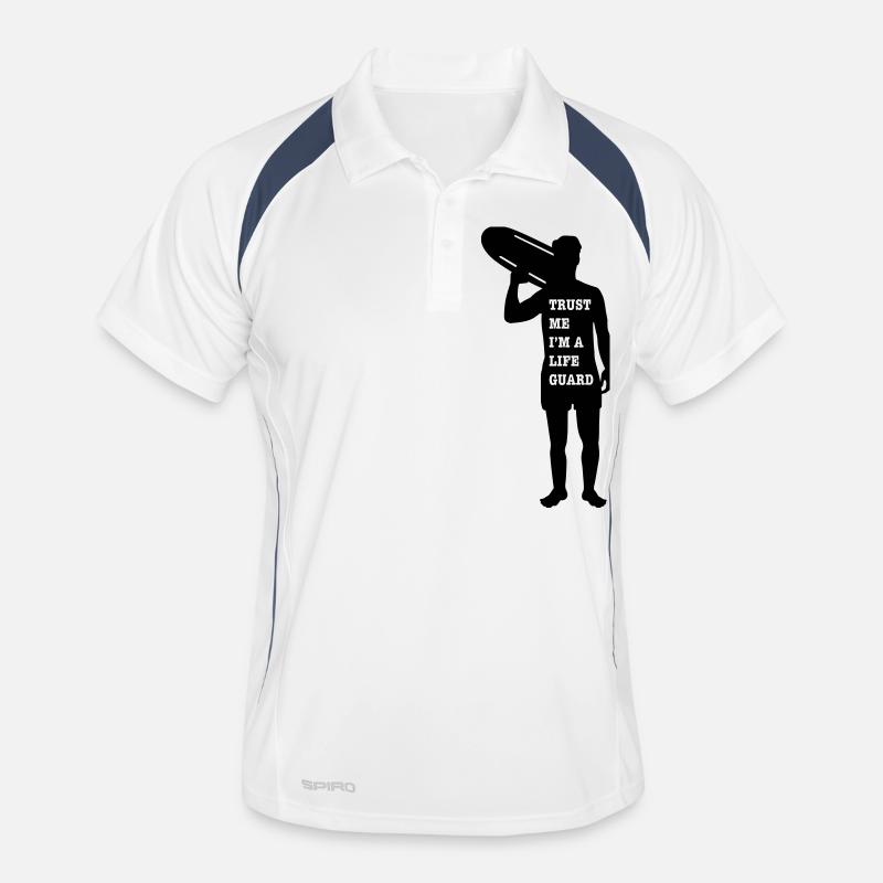 Rettungsschwimmer Männer Polo atmungsaktiv