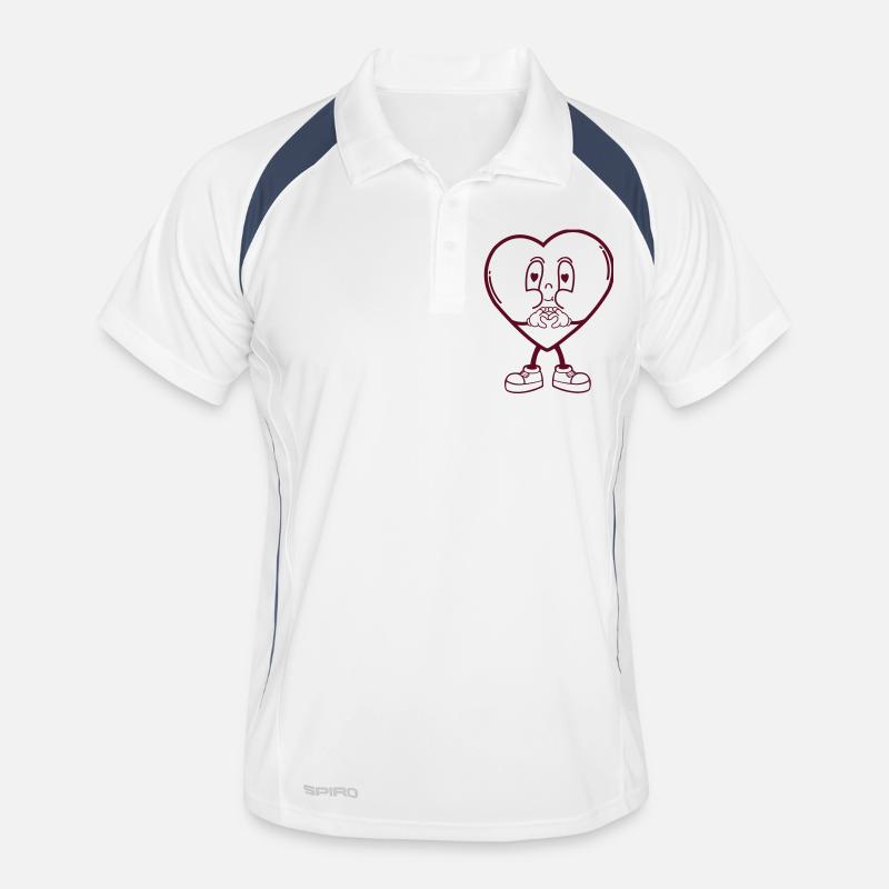 Coeur MR Polo respirant Homme