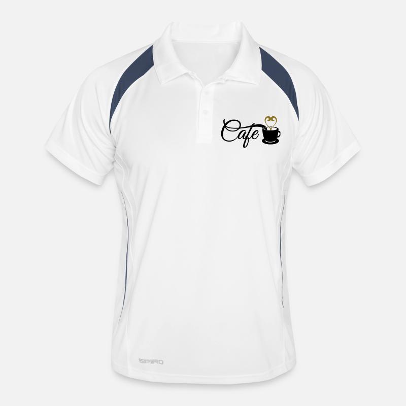 Kaffee Männer Polo atmungsaktiv