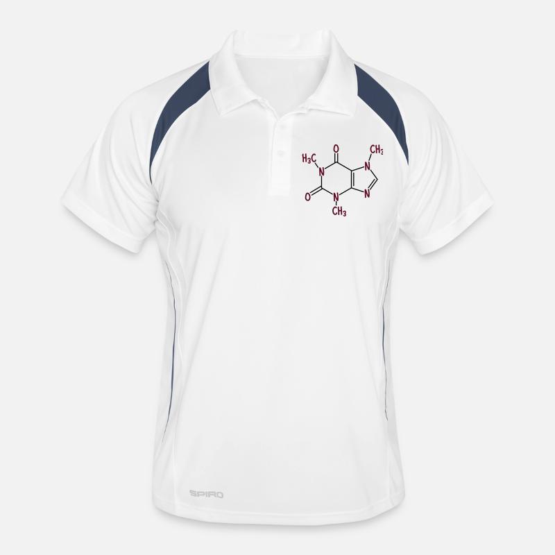 Formule café - caféine - petit déjeuner Polo respirant Homme