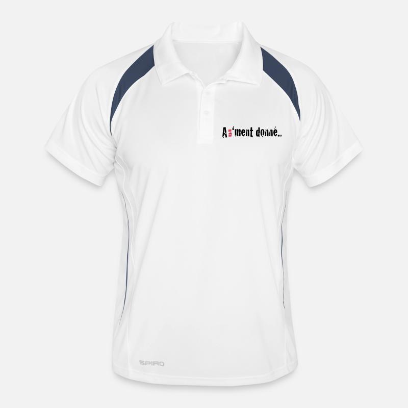 A un 'ment donné... Polo respirant Homme