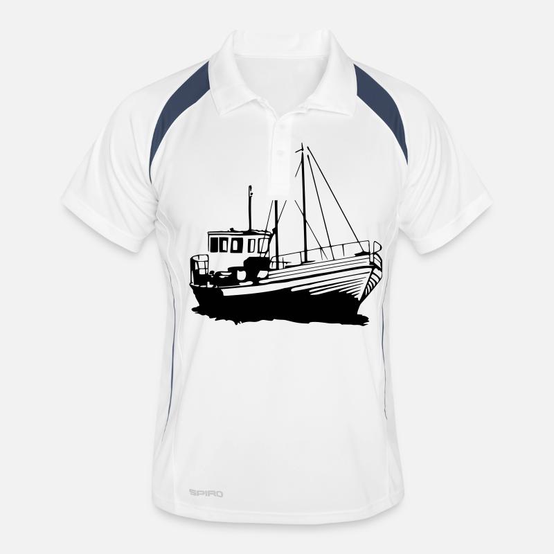 Kutter Fischkutter Angelkahn Männer Polo atmungsaktiv