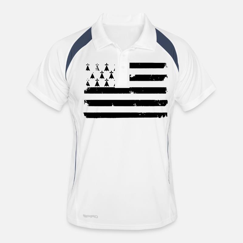 Drapeau breton Polo respirant Homme