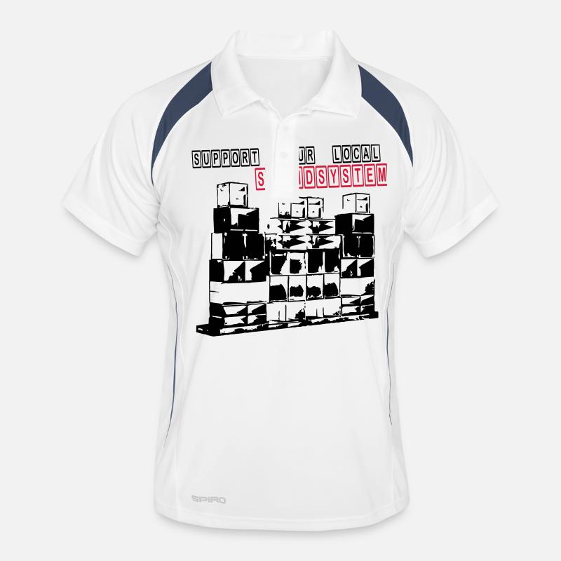 SUPPORT YOUR LOCAL SOUNDSYSTEM Männer Polo atmungsaktiv