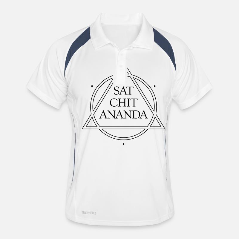 SAT CHIT ANANDA vector Männer Polo atmungsaktiv