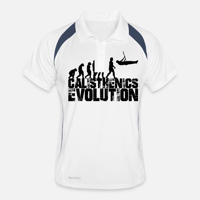 calisthenics evolution Männer Polo atmungsaktiv