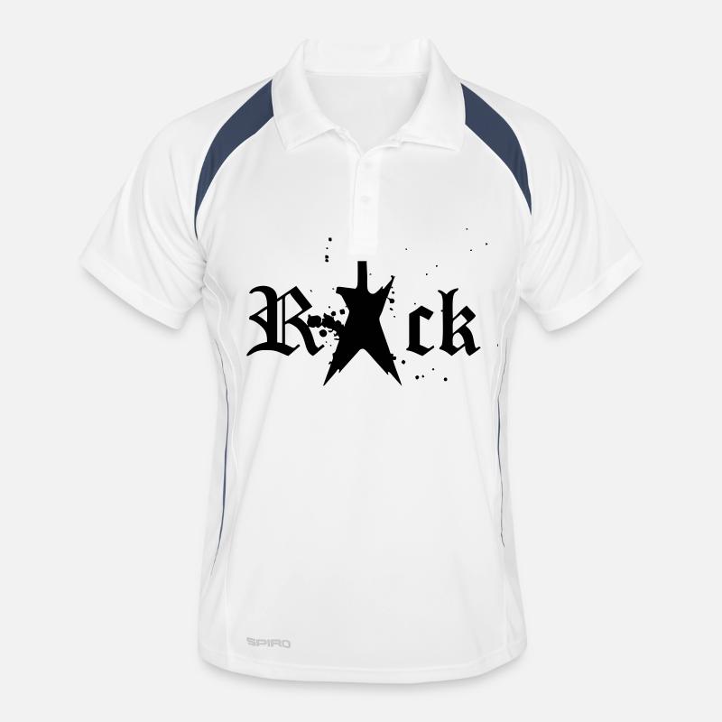 Rockstar Männer Polo atmungsaktiv