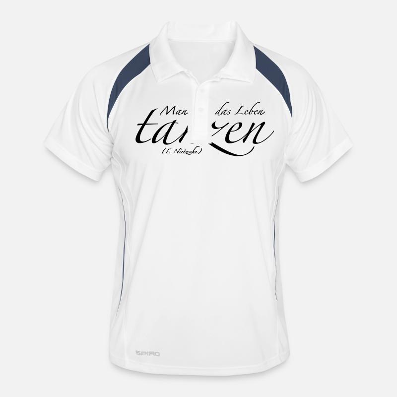 tanzen Männer Polo atmungsaktiv