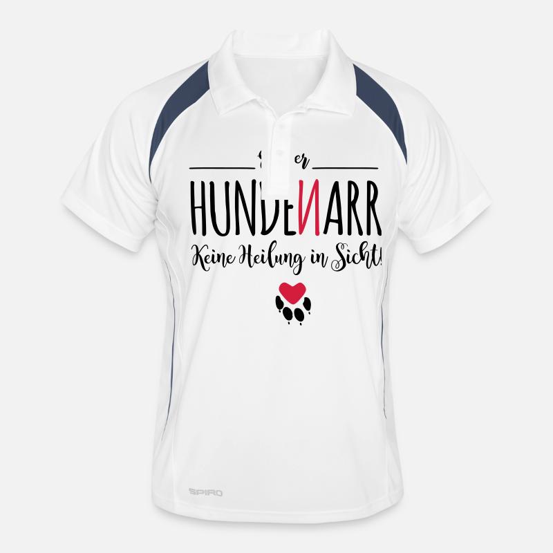 Hunde-Narr Männer Polo atmungsaktiv
