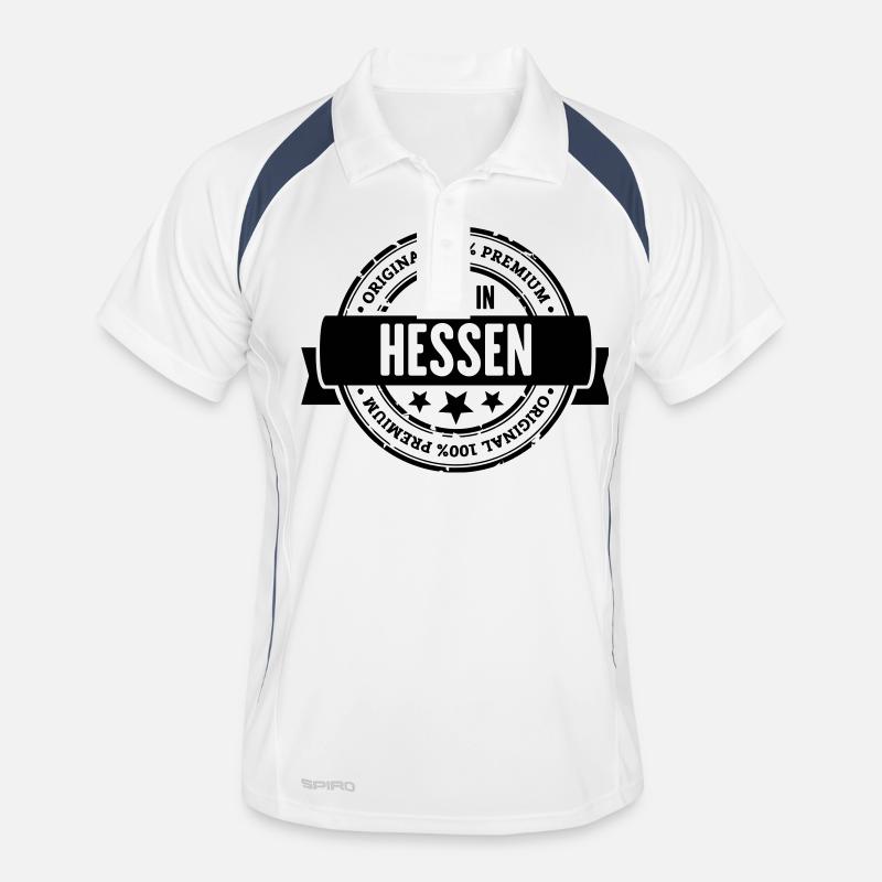 Made in Hessen Männer Polo atmungsaktiv