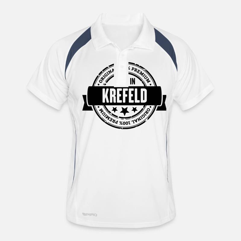 Made in Krefeld Männer Polo atmungsaktiv
