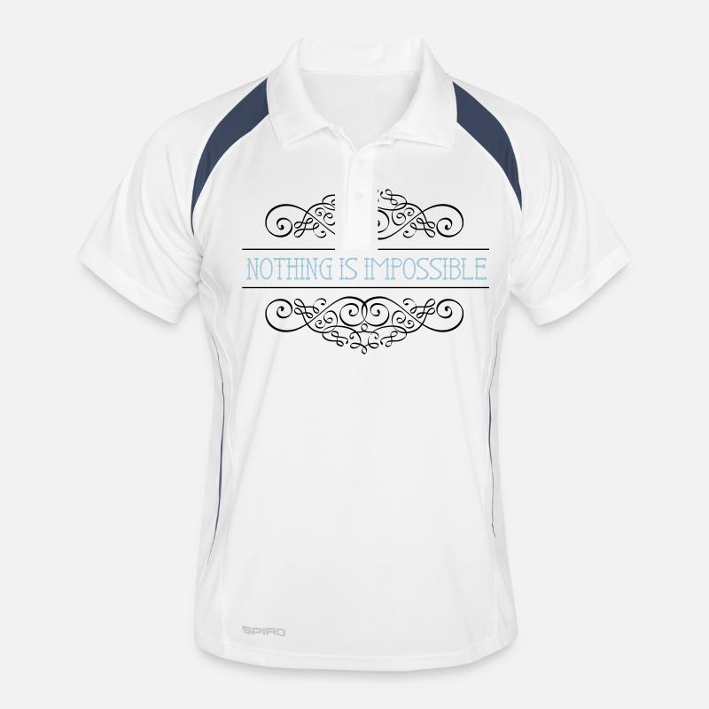 Rien est impossible Polo respirant Homme