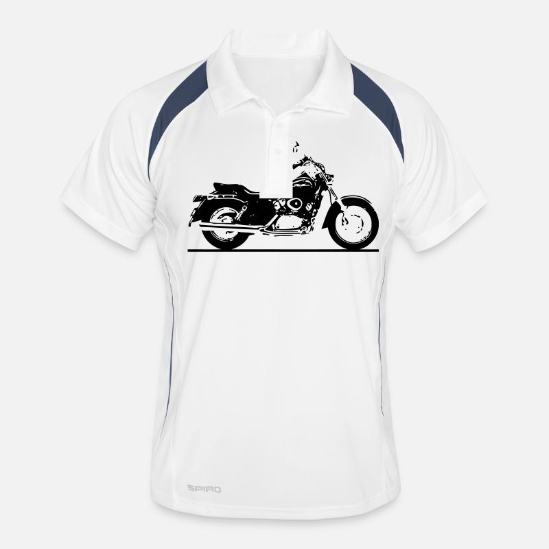 Chopper Männer Polo atmungsaktiv