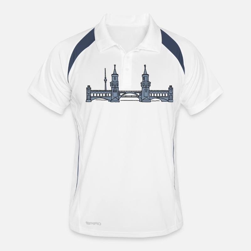 Oberbaumbrücke à Berlin 2 Polo respirant Homme