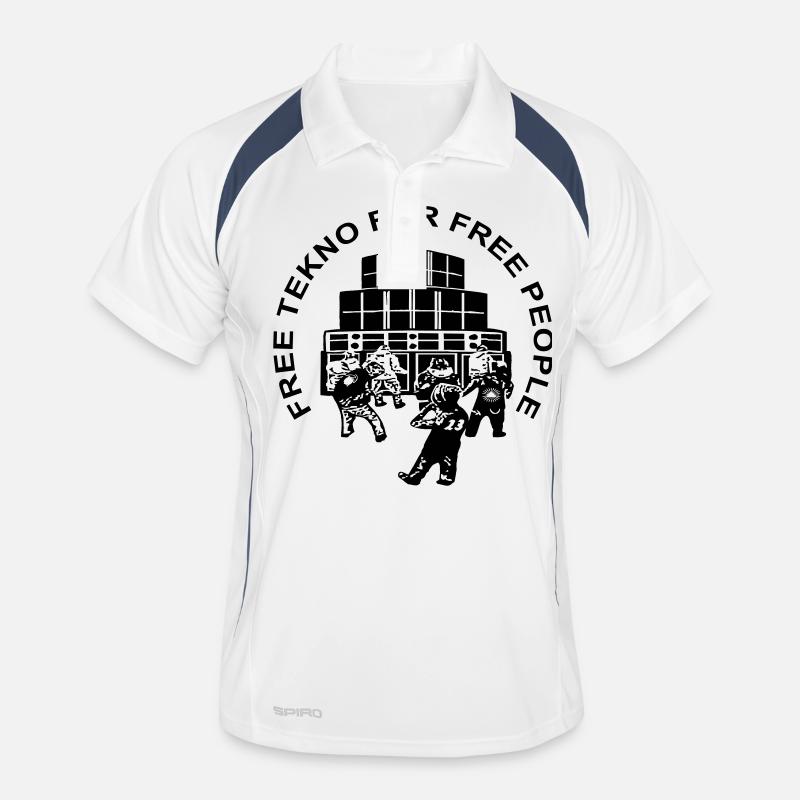 tekno libre pour les gens libres Polo respirant Homme