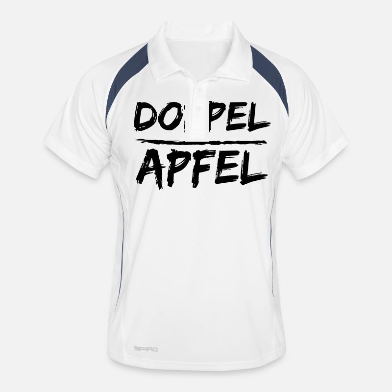 Doppelapfel Männer Polo atmungsaktiv