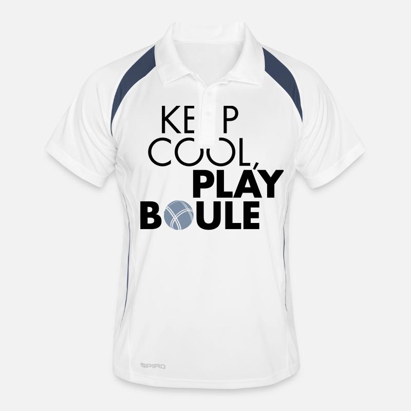 keep cool play boule B 2c Männer Polo atmungsaktiv
