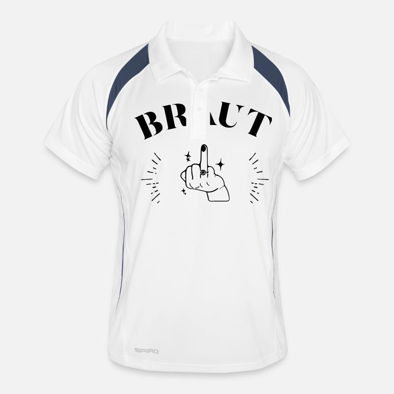 Braut Männer Polo atmungsaktiv