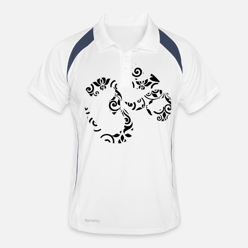 Om Ornament Men's Polo breathable