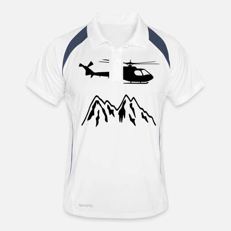 Hélicoptère de secours Polo respirant Homme