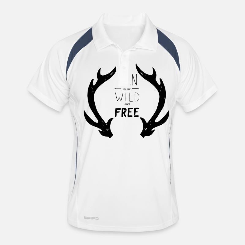 né sauvage libre Polo respirant Homme