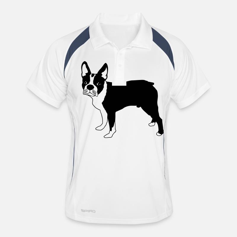 Boston terrier de Männer Polo atmungsaktiv