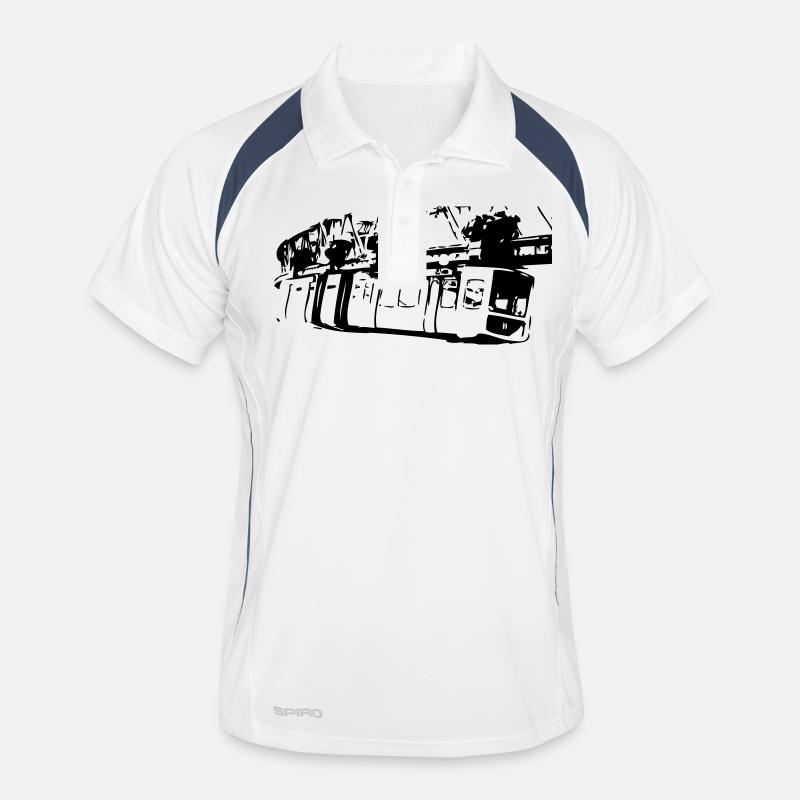 Schwebebahn Männer Polo atmungsaktiv