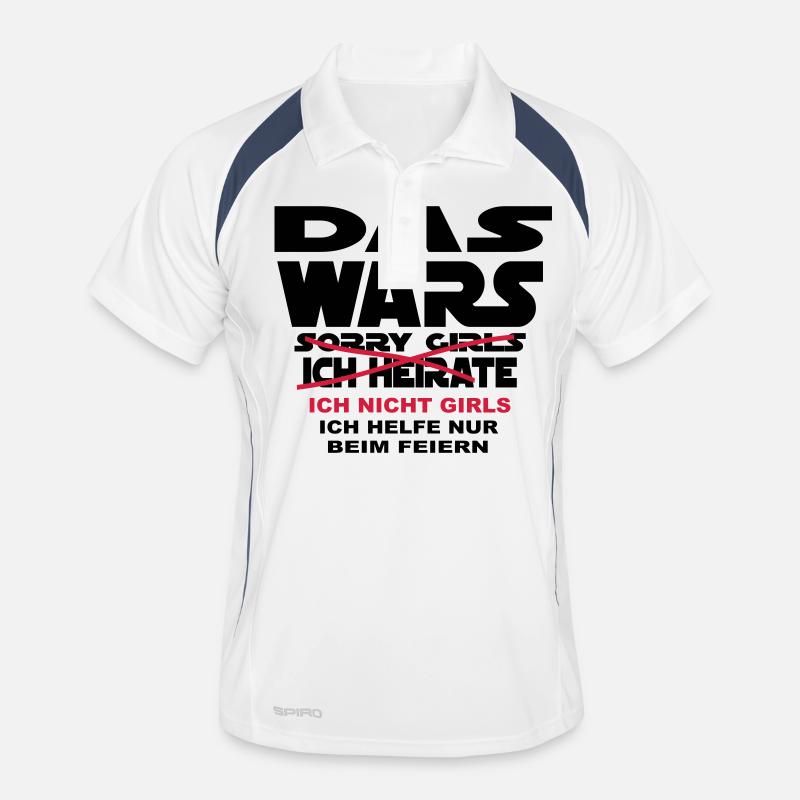 Junggesellenabschied das wars ich heirate ... ich Männer Polo atmungsaktiv