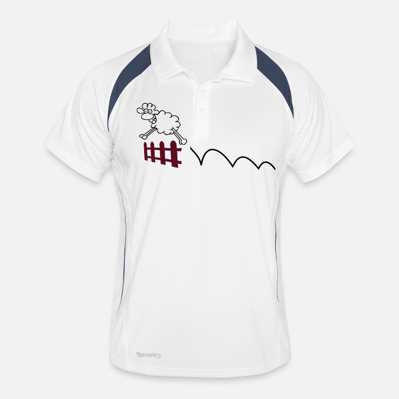 Chattering sheep Men's Polo breathable