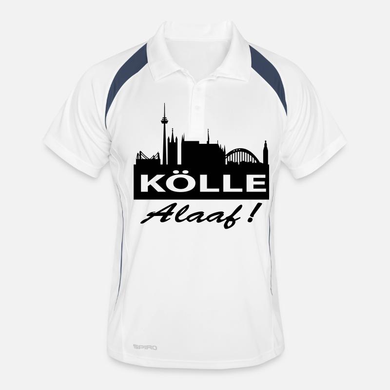 Skyline Cologne - Koelle Alaaf! - Carnival Men's Polo breathable