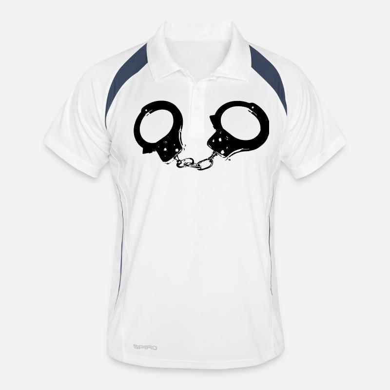handcuffs Men's Polo breathable