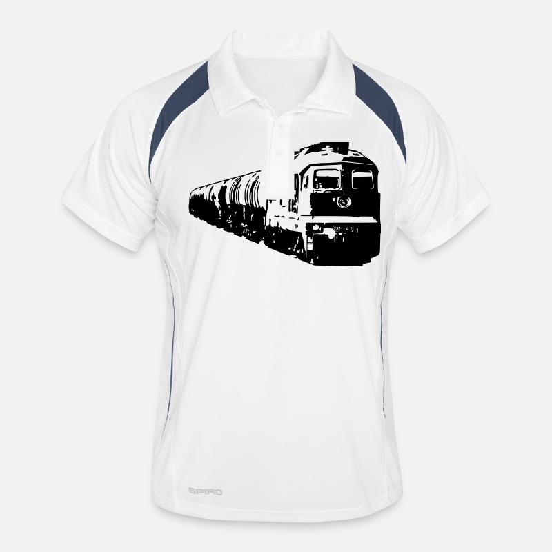 Freight train Men's Polo breathable