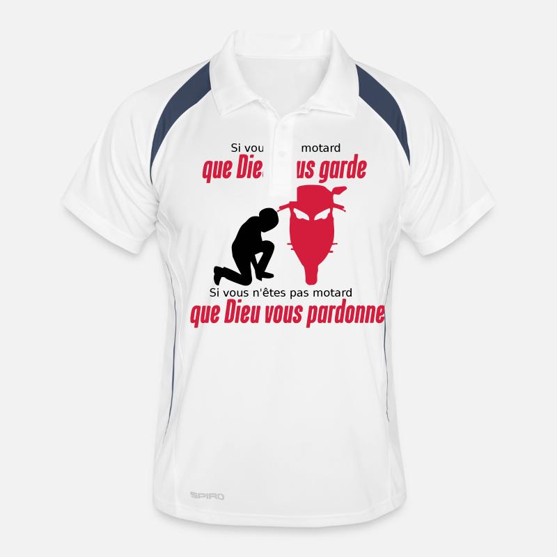Que Dieu vous pardonne Polo respirant Homme