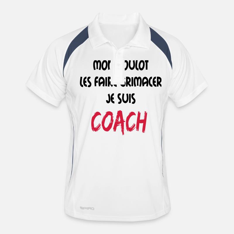 Mon boulot coach 1 Polo respirant Homme