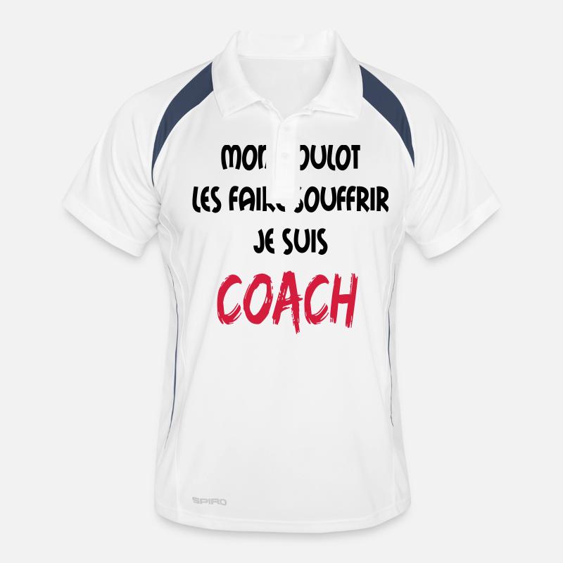 Mon boulot coach 2 Polo respirant Homme