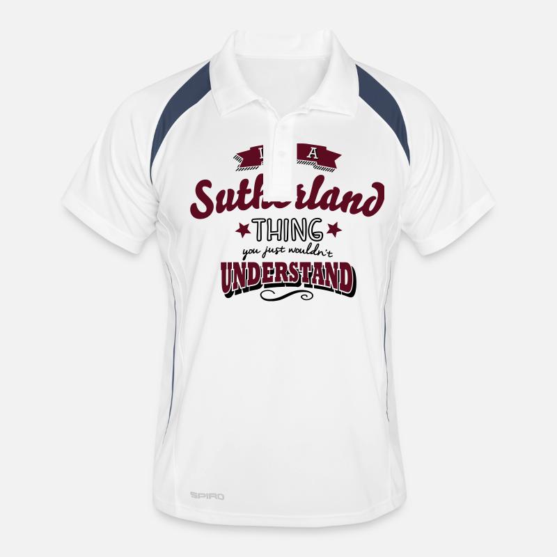 its a sutherland name surname thing Men's Polo breathable