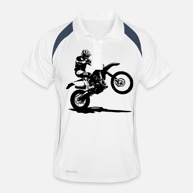 Enduro Männer Polo atmungsaktiv