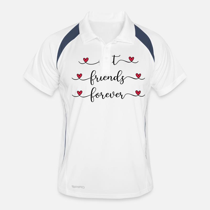 beste Freunde Männer Polo atmungsaktiv