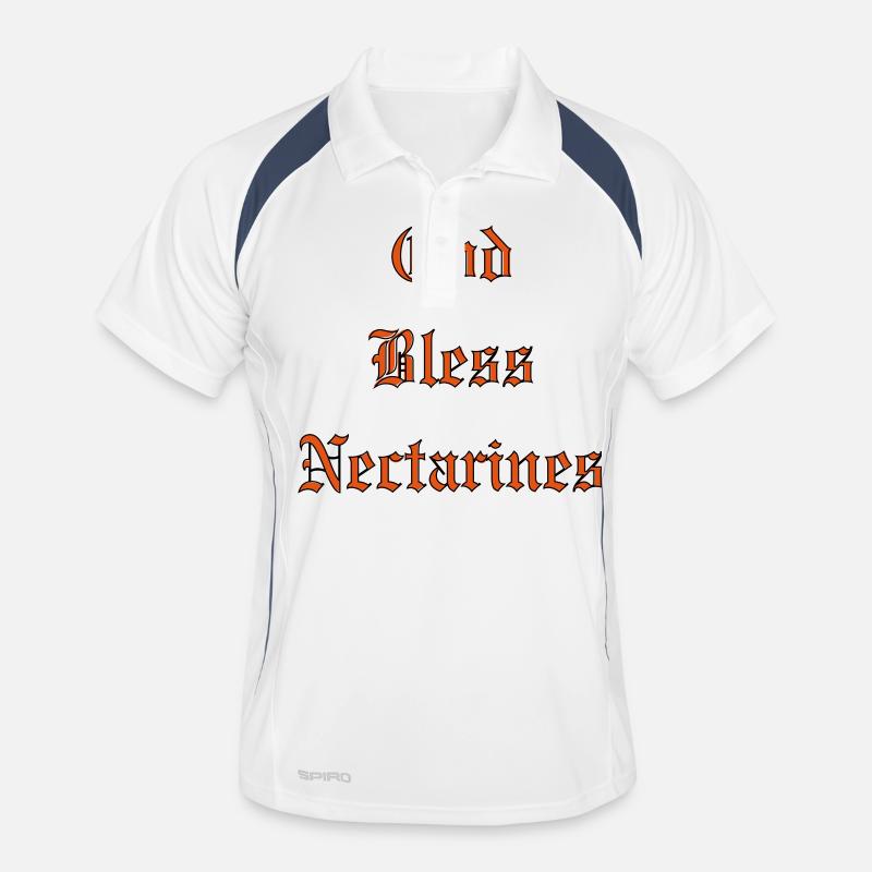 GodBlessNectarines Men's Polo breathable