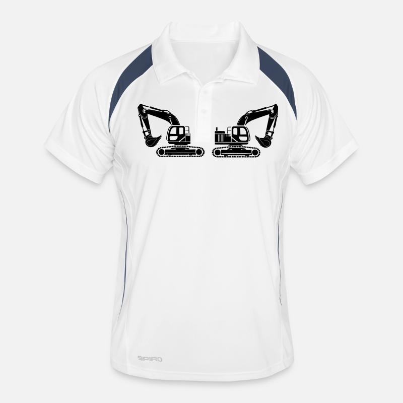 bagger 2 Männer Polo atmungsaktiv