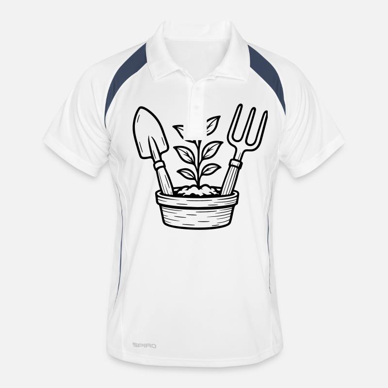 Gardener Gardening Plants Men's Polo breathable