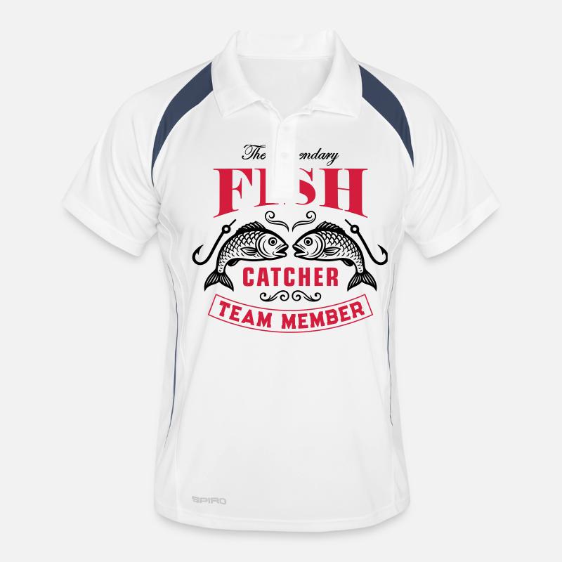 Pêche Pêche Pêche Équipe de pêche Polo respirant Homme