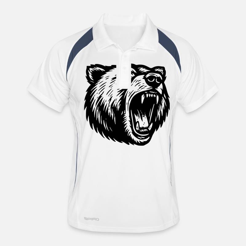 Ergraut Männer Polo atmungsaktiv