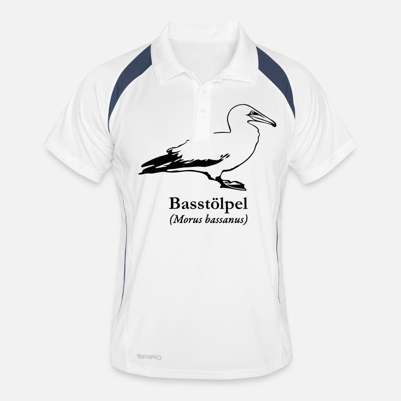 Basstölpel Männer Polo atmungsaktiv