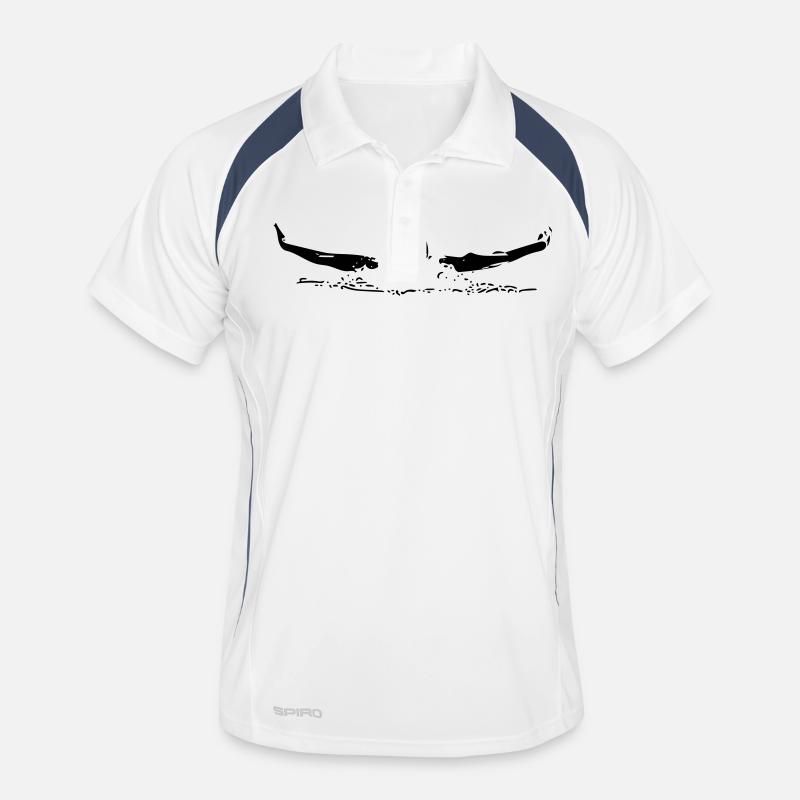 Schwimmen Männer Polo atmungsaktiv