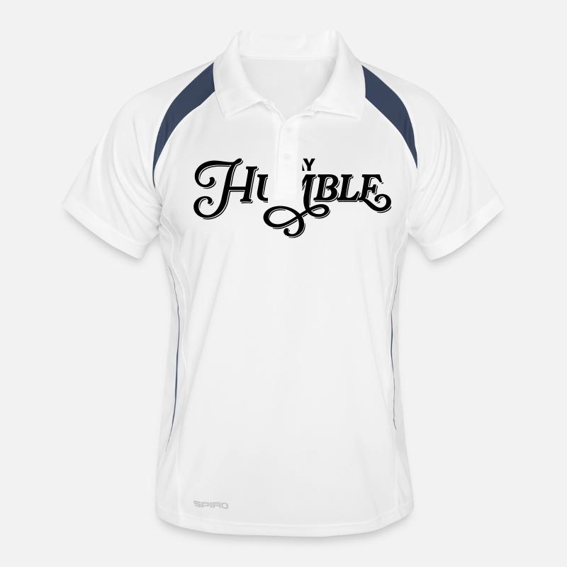 Restez humble Polo respirant Homme