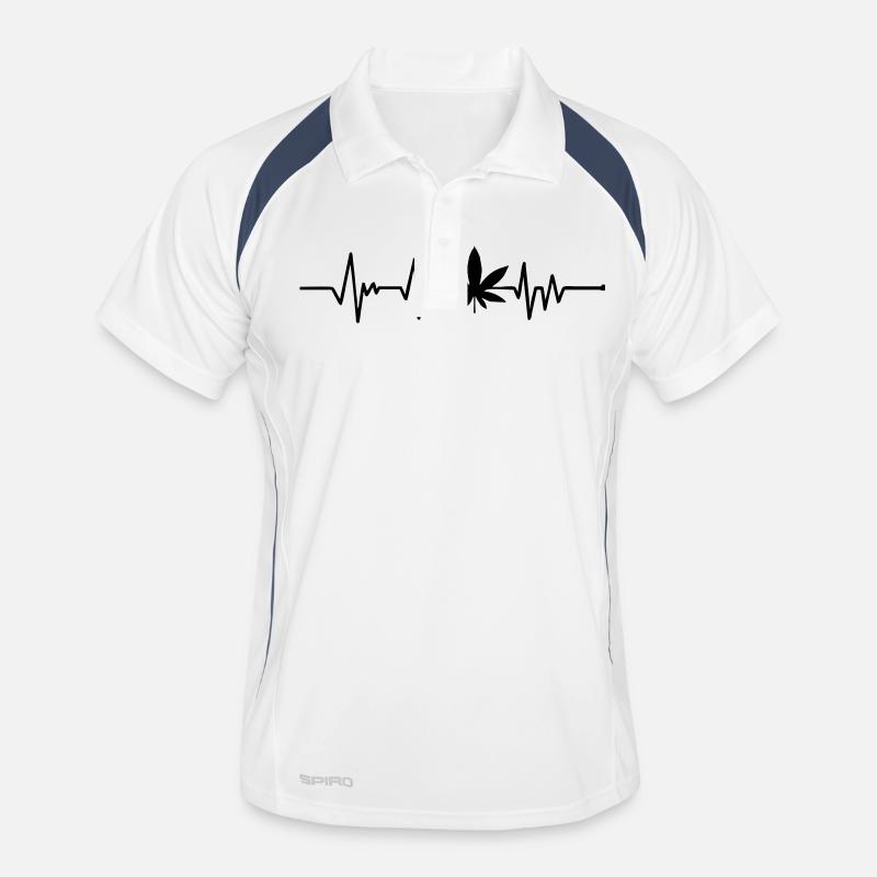 Cannabis Männer Polo atmungsaktiv