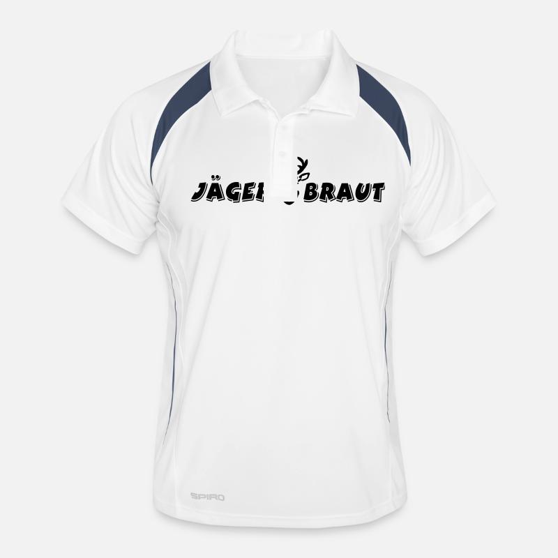 jägerbraut Jäger Braut Männer Polo atmungsaktiv