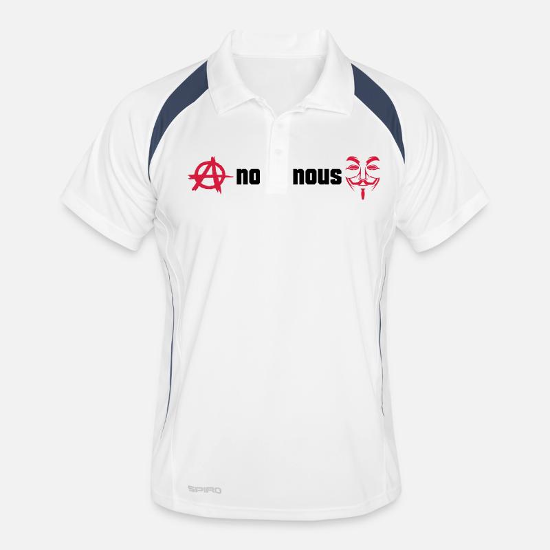 Anonymous Männer Polo atmungsaktiv